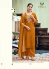 Raahi By Woodee Viscose Silk Kurti With Bottom Dupatta